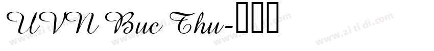 UVN Buc Thu字体转换